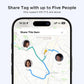 UGREEN FineTrack Smart Finder Compatible with Apple Find My (iOS Only) 2-Year Replaceable Battery Bluetooth Tracker Tags, Item Finder Smart Tag for Key Luggage Passport with Alarm& Left-Behind Remind