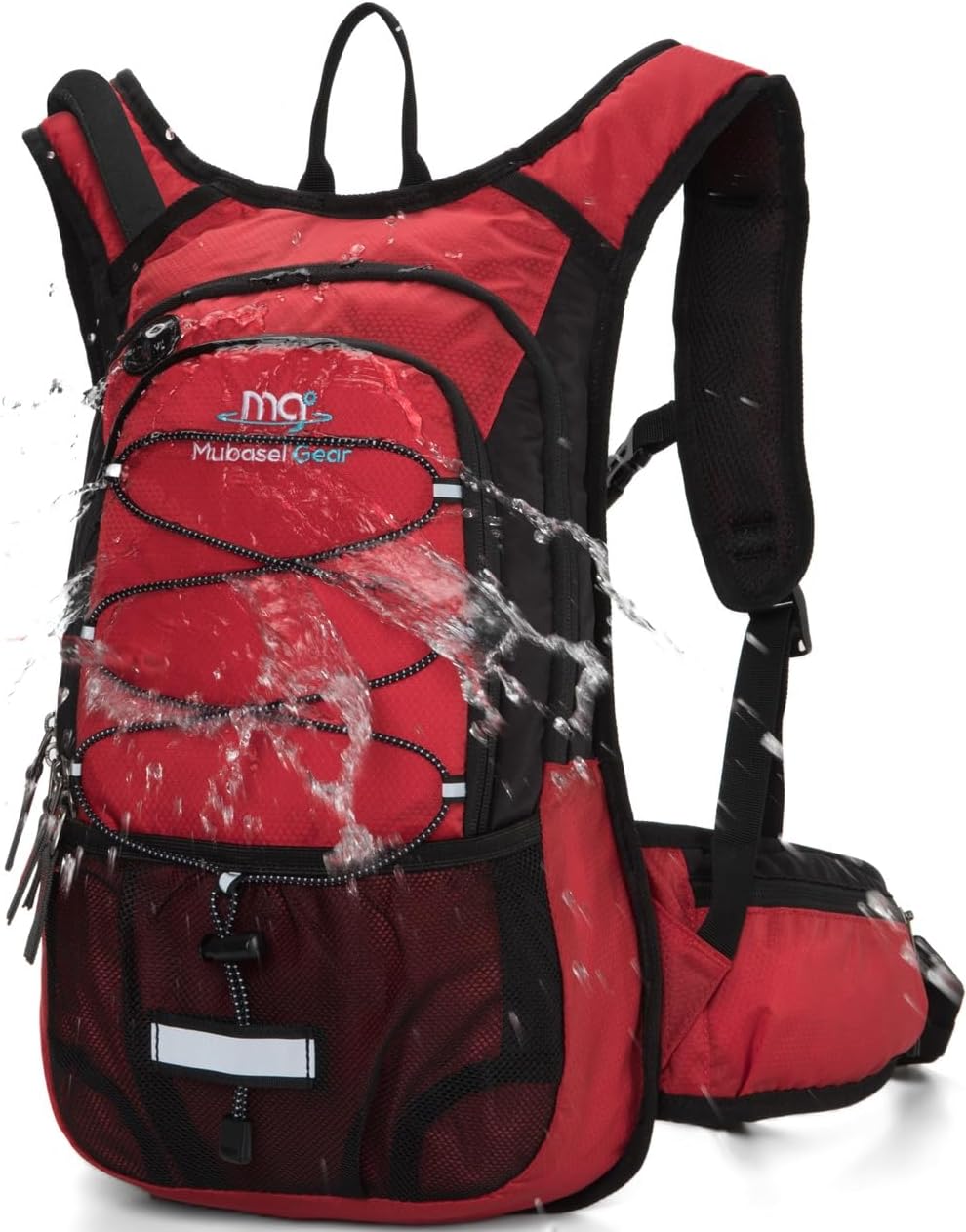 15L Insulated Hydration Backpack Pack with 2L Water Bladder Lightweight Hiking Backpack Bag for Women Men Daypack for Hiking Running Festival Camping Biking - Roamly