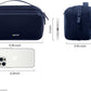 EPICKA Electronics Organizer Travel Case - Cable Organizer Bag for Travel Accessories, Tech Pouch for Cords, Charger, Adapter, Cables, Power Bank, Waterproof Storage Bag with Luggage Strap, Navy