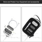 YouKnow Hard Case Compatible with PLAUD NotePin AI Voice Recorder - with Custom Foam Insert Holds Recorder, Magnetic Pin, Clip, Dock, Wristband & Cable (Case Only) (Black)