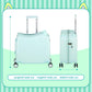 20" Ride-On Travel Suitcase for Kids, Cute Ear Toddler Carry on Luggage with Spinner Wheels, Children Rolling Trolly Luggage with Combination Lock (Green)