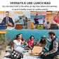 6 Can 5L Lunch Bag for Women Men Portable Lunch Box Small Cooler Bag Soft Collapsible Reusable Insulated Lunch Tote for Everyday Work Travel