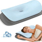 Cervical Neck Pillow for Pain Relief - Ergonomic Memory Foam Contour Pillows for Side, Back & Stomach Sleepers, Cervical Pillow for Neck Support Sleeping with Breathable Cover