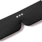 ALASKA BEAR Sleep Headphone Mask Bluetooth 5.2 HD Stereo Noise Reduction 3D Eye Mask for Sleeping Eye Contour Built-in Mask w/Thin Speakers Wireless Audio Sports Headgear(Black)