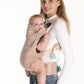 Grownsy Baby Carrier Newborn to Toddler (7-44lbs), Ergonomic & Cozy Wraps with One-Click Buckle, Head Support for Hands-Free Comfort, Dusty Pink