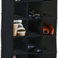 SIMPLE HOUSEWARE Hanging Closet Organizers 24 Section Shoe Shelves, Black