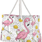 senya Large Beach Bags Totes Canvas Tote Shoulder Bag Soft Wave Water Resistant Bags for Gym Travel Daily Ocean