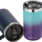KXIAOCHEN 20oz Insulated Coffee Mug with Lid, Stainless Steel Coffee Cup, Double Wall Vacuum Coffee Tumbler with Handle, Premium Thermal Travel Coffee Mug (Blue Navy Purple 2Pack)