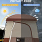 KingCamp Shower Tent, Portable Privacy Tent Outdoor Camping 1/2 Room Toilet Tents with Shower Bag & Dressing Room for Beach, Camping & Hiking