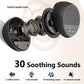 Sound Machine Portable Rechargeable White Noise Machine with 30 Soothing Sounds for Baby Kids Adults 32-Level Vol 4 Timer Brown Noise Sleep Sound Machine for Travel Office Privacy Home