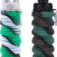 Collapsible Water Bottle for Adults, Boys, Students, Kids, Reusable Silicone Foldable Water Bottles for Travel Camping Hiking Sports,Leak-Proof Portable Sports Water Bottle (Camouflage & Green)