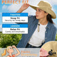 UPF 50+ Wide Brim Sun Hat with Neck Flap