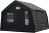 Cotton Inflatable Camping Tent, 2-4 Person, Windproof Glamping Design with Skylight, Instant Setup (2~4person(10.2'L X 8'W X 7'H)-Green)