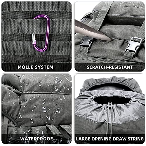 70L Camping Hiking Military Tactical Backpack Outdoor Water