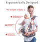 Baby Hip Seat Carrier Baby Waist Stool for Child Infant Toddler with Adjustable Strap Buckle Pocket Soft Inner Huge Storage (Navy Blue)