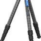Leofoto 60" Lightweight Carbon Fiber Travel Tripod, Professional Compact Tripod for Camera DSLR Video, Max Load 44Lbs/20KG (LS-365CX)