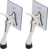 One-Touch Doorstop Adhesive Bracket (White, 4inch x 2pack)
