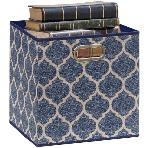 11 Inch Foldable Cube Storage Bins with Handle (6 Count)