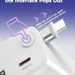 30W Retractable Wall Charger with USB C Cable 2.1FT, 2-Port USB Block 3 in 1 Travel Essentials,for iPhone Charger Fast Charging Plug for iPhone 16/15 Series, iPad, LG, Samsung-Only 1Pcs