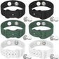 Motion Sickness Bands Anti Nausea Acupressure Wristband Sea Sickness Wristbands Nausea Bands(3Pairs-Black+White+Green)