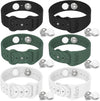 Motion Sickness Bands Anti Nausea Acupressure Wristband Sea Sickness Wristbands Nausea Bands(3Pairs-Black+White+Green)