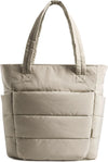 BAGSMART Tote Bag for Women, Lightweight Puffy Tote Bag with Compartments Shoulder Bag Handbag for Travel, Work, Gym,
