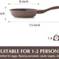 SENSARTE Nonstick Frying Pan Skillet, Non Stick Omelette Pan, Healthy Stone Cookware Chef's Pan PFOA Free, Toffee Brown (8 Inch)