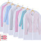 36" Women Suit Bags, Garment Bags For Hanging Clothes, Plastic Garment Bags for Closet Storage, Suit Cover Bags with Zipper for Short Coats, Jackets, Shirts 24"x36"/ 6 Pack (24" x 36" 6 Pack)