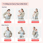 BabbleRoo Grow Carrier – 6-in-1 Baby Carrier with Hip Seat, Ergonomic, Cozy & Adjustable Toddler Carrier 7-50 lbs with Hip & Lumbar Support, Hood for Sun Protection, Newborn to Toddler, Seafoam