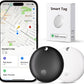 Tracker Tags, Item Finder Work with Apple Find My (iOS Only), Tracking Device Locator Smart Tag for Luggage, Keys, Wallet, Bike, Pets, Bags (Black & White, 2 Pack)