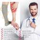 CASMON 2 Pairs Zipper Compression Socks for Women & Men, 15-20 mmHg Closed Toe Knee High Support Sock with Zipper for Varicose Vein Edema