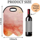 Wine Carrier Tote Personalized Bag for 2 Bottles - Neoprene Wine Bottle Holder with Carry Handle, Wine Protective Bag Insulated Bag Beer Cans Water Bottle Holder for Travel Picnic,Style17