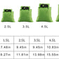 Pimoys 5 Pack Waterproof Dry Sacks, Lightweight Outdoor Dry Bags Ultimate Dry Bags for Kayaking Rafting Boating Camping (1.5L, 2.5L, 3.5L, 4.5L, 6L)