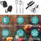 12 Pcs Camping Kitchen Utensil Set Outdoor Kitchen Gear, Outdoor Cooking and Grilling Utensil Travel Set Perfect for Camping Accessories Cooking, RV Camp. Camping, BBQs, Parties and More