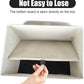 Large 22 Quart Linen Fabric Foldable Storage Bin Cube Organizer Basket with Flip-Top Lid & Handles, Clothes Blanket Box for Home, Office, Closet, Black & White, 4 Pack 14.6 x 9.5 x 9.5