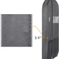 Zilink 43" Suit Bags for Closet Storage and Travel Gusseted Hanging Garment Bags for Men Suit Cover for Travel with Handles for Coats, Jackets, Shirts,Dresses, Grey
