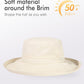 UV 50 Sun Hat for Women Wide Brim with Ponytail Hole Summer Packable Sunhat for Beach Fishing Hiking Gardening Waterproof