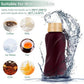 Collapsible Water Bottles,650ml,Leak Proof,Reuseable BPA Free Silicone Foldable Water Bottles,Durable Lightweight for Travel Gym Camping Hiking,Compact Size Portable Sports Water Bottle (Coffee)