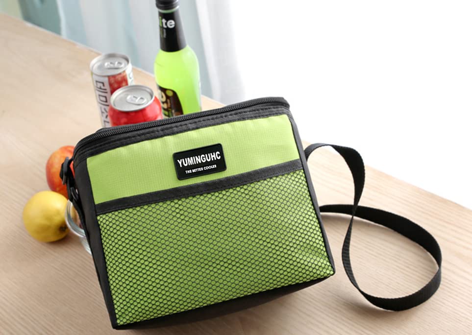 6 Can 5L Lunch Bag for Women Men Portable Lunch Box Small Cooler Bag Soft Collapsible Reusable Insulated Lunch Tote for Everyday Work Travel