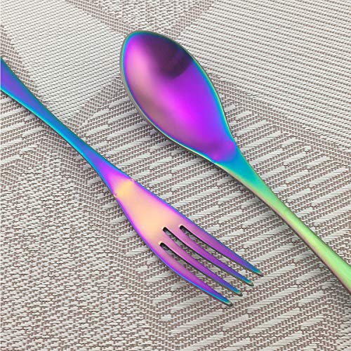 Rainbow Silverware Set