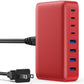 USB C Charger 200W USB C Charger Block,Upgraded GaN III 8-Port Fast Charging Station Hub,PD 65W Laptop Charging Adapter Compatible with MacBook Pro/Air,DELL,Steam Deck,iPhone 16/15/14,Galaxy S23/22