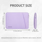 RAINYEAR Laptop Sleeve Case with Front Pocket, 15.6 Inch Protective Portable Case with Front Pocket, Briefcase Laptop Carrying Bag Cover Compatible for HP, Dell, Asus, Lenovo, Notebook, Purple