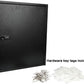 KYODOLED 100Keys Key Cabinet Organizer, Key Lock Box Wall Mount with Code, Large Keys Storage Combination Lock Box,17"x 12.99" x 3.26" (Black,100 Key)