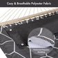 Double Quilted Hammock with Spreader Bars and Large Pillow