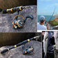 Telescopic Portable Fishing Rod Reel Combo with Spinning Reel and Carrier Bag for Travel
