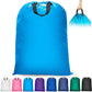 Extra Large Heavy Duty Laundry Bag - 28" x 40", Travel Laundry Bag for Dirty Clothes, Light Blue