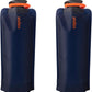 Vapur Collapsible Water Bottle With Carabiner, Compact Bottle Folds Flat For Hydration On The Go, Ideal for Traveling, Hiking or Camping, 23 Ounce, Night Blue, Pack of 2