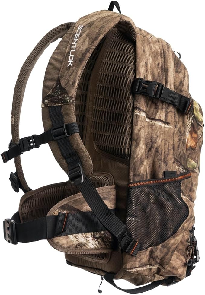 ScentLok Rogue Backpack - Hunting Pack for Camo Gear and Equipment (Mossy Oak Country Roots)