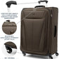 Travelpro Maxlite 5 Softside Expandable Checked Luggage with 4 Spinner Wheels, Lightweight Suitcase, Men and Women, Mocha, Checked Large 29-Inch