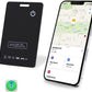 [Apple MFi Certified] LBPRT Air Card Tag Rechargeable Wallet Tracker Thin 1.6mm, Item Finder Work with Apple Find My APP (iOS Only, Android not Supported) Smart Locator for Luggage Suitcase, Purse,Bag